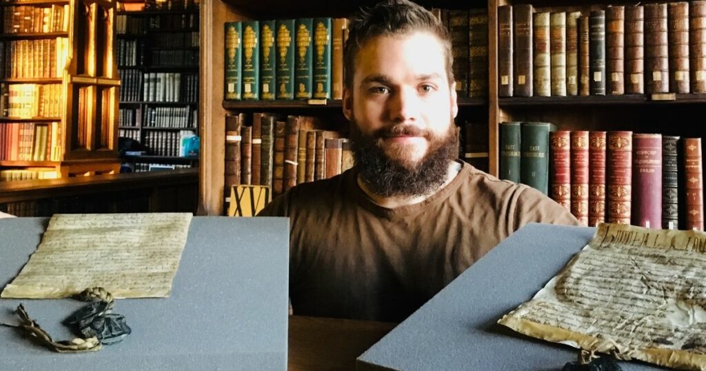 Dr Benjamin Pohl said the newly discovered charter could now be compared with an existing example