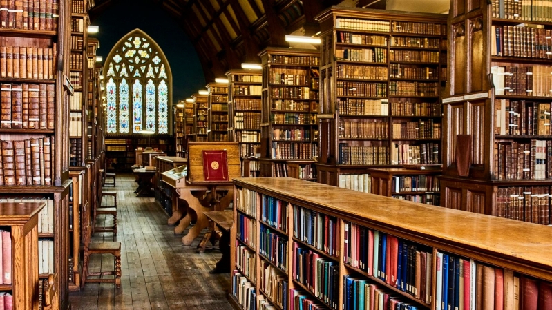 Ushaw College Library is regularly used by visiting scholars