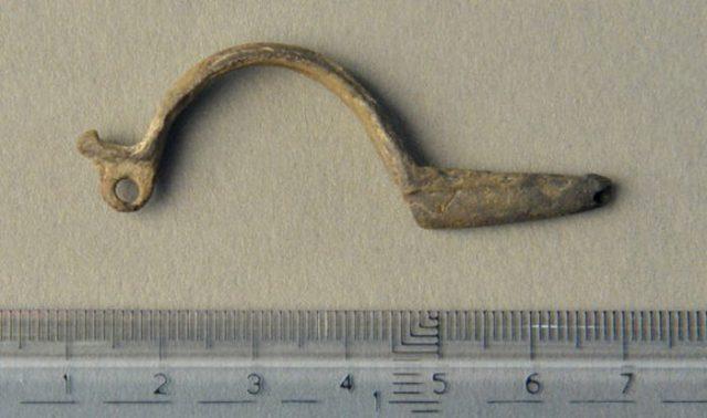 After a further search of the lake an Iron Age brooch was also found.