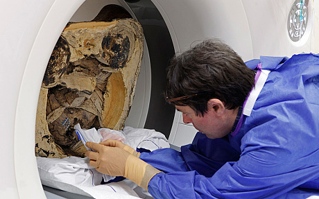 The mummy has been studied by an interdisciplinary team of experts, including radio carbon dating specialists and textile analysts, at the Meander Medical Centre in Amersfoort, the Netherlands.