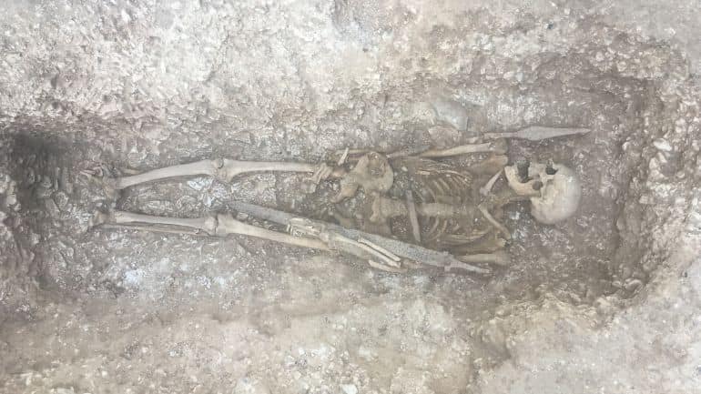 British Soldiers Find The Remains And Sword Of A Rich Saxon Warrior