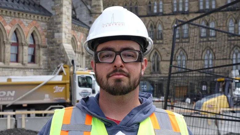 Stephen Jarrett is the project manager for the excavation taking place on Parliament Hill.