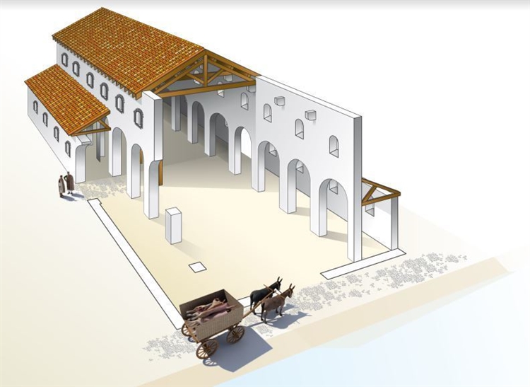 An idea of what the building would have looked like