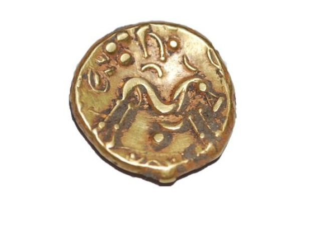 This Celtic coin dates back to around 57 BC, and would have likely helped fund the resistance to Caesar’s legions.