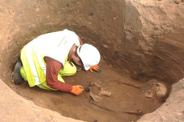 Archeologists find 60 Roman British skeletons buried in a field