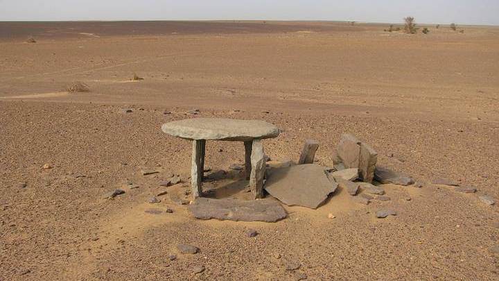 Here, a type of stone structure known as a