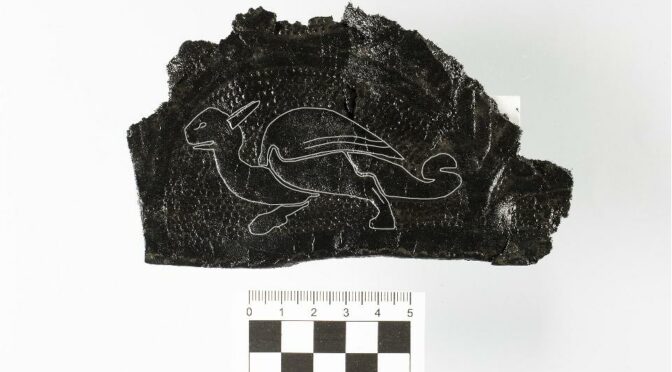 ENGINEERS from Northern Powergrid have unearthed a highly decorated fragment of leather in York, thought to be from medieval times.