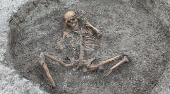 Bones Of Ancient Human Sacrifice Victims Found By Workers Laying Water Pipes