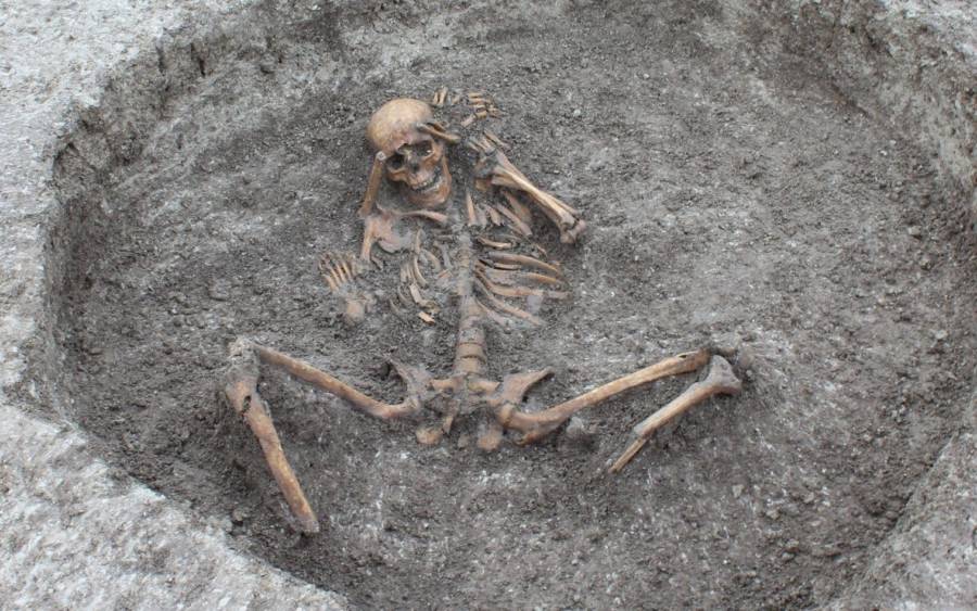 Bones Of Ancient Human Sacrifice Victims Found By Workers Laying Water Pipes