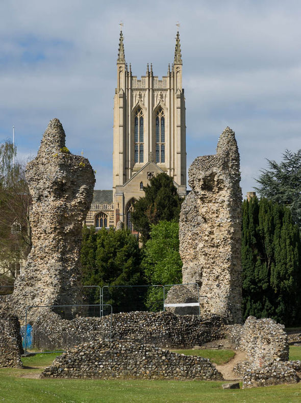 His remains were kept in a shrine in Bury St Edmunds