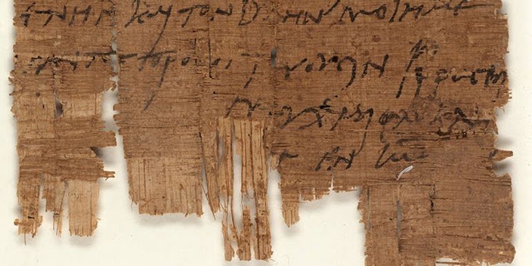 World’s Oldest Christian Letter Found On 3rd Century Egyptian Papyrus