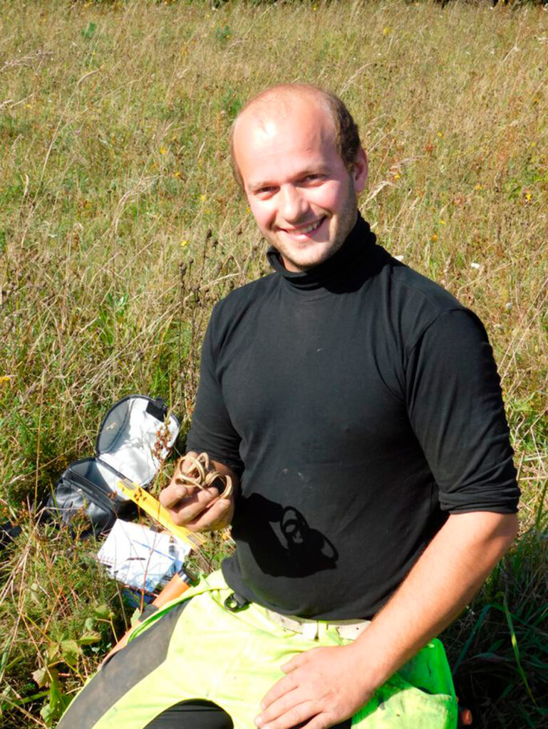 Jegor Klimov holds the treasure