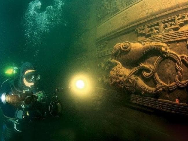 Divers found a perfectly preserved ancient Chinese underwater city