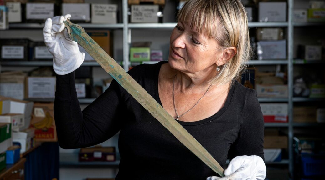 Rare Bronze Age Sword Found at Secret New Site in the Czech Republic