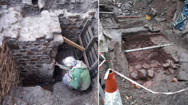 Medieval building found in Llandaff under public toilets