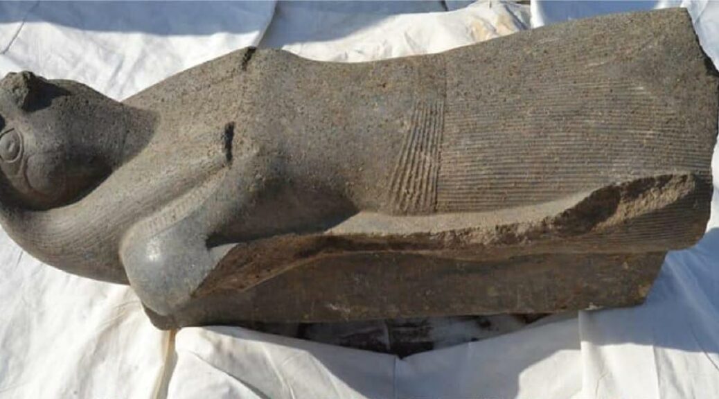 Huge Statue of God Horus Found in Egyptian Temple
