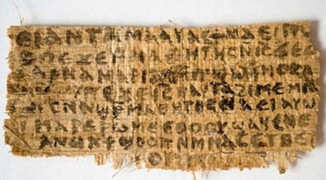 Has Jesus had a wife? New Coptic Papyrus Tests May Give Answers
