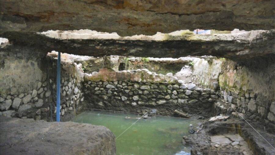 Native American 14th-century' sweat lodge' discovered in Mexico City