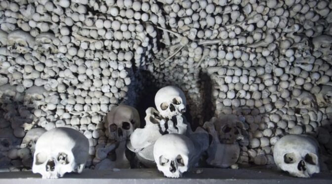 Over 1,000 skeletons discovered during the renovation of Kutná Hora “bone church” the Czech Republic