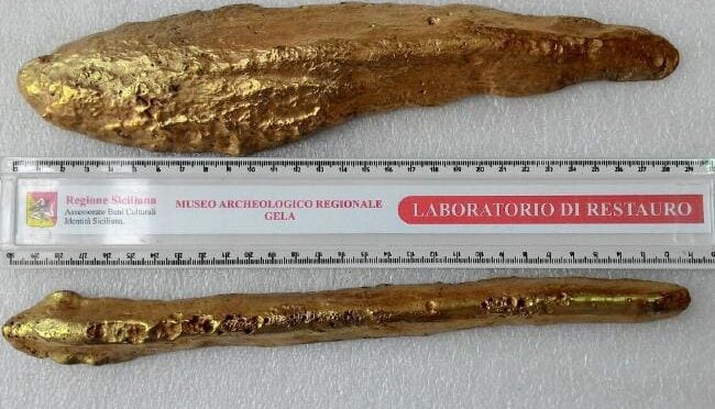Orichalcum, the lost metal of Atlantis, may have been found on a shipwreck off Sicily