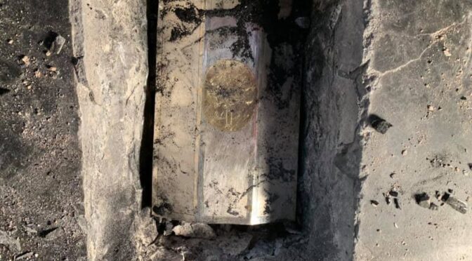 Bones of 13th-century saint found hidden inside the small silver coffin