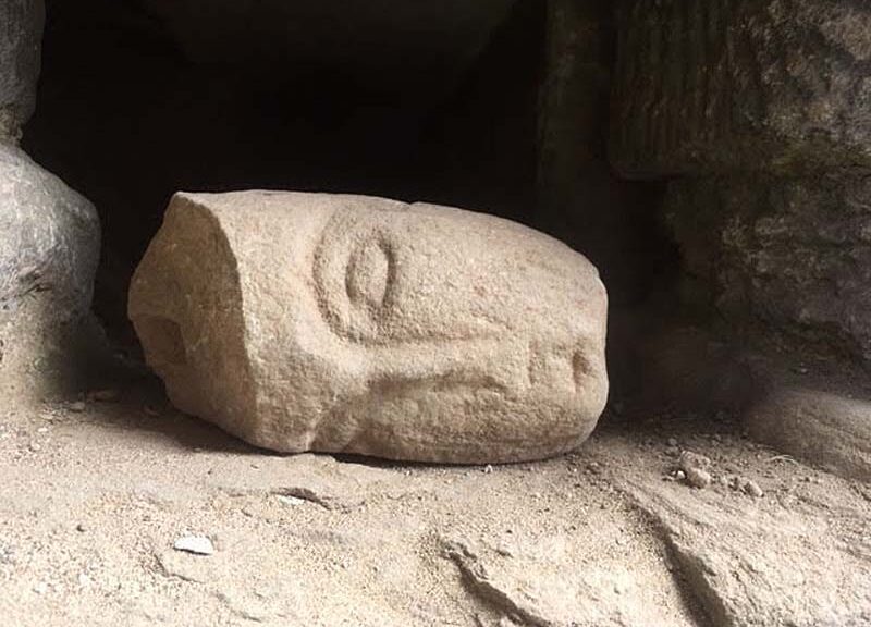 Giant '13th Century catapult stone' found at Hay Castle