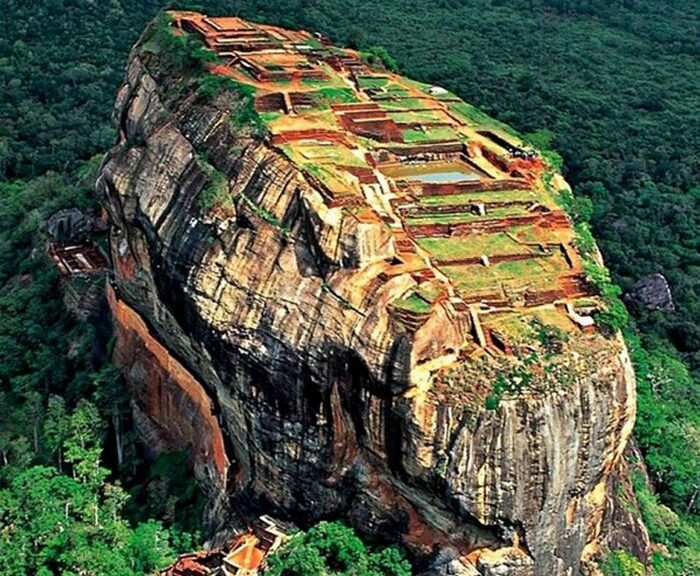Ancient City found atop huge Rock in Srilanka