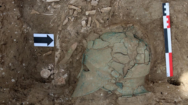 First Greek Helmet Discovered North of the Black Sea in Russia