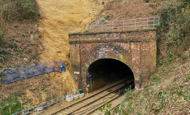 Railway Workers discover a 14th-century cave with medieval shrine or hermitage