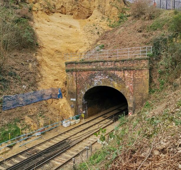 Railway Workers discover a 14th-century cave with medieval shrine or hermitage