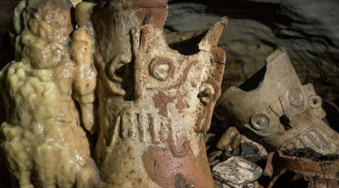 Cave Full of Untouched Maya Artifacts Found at Chichén Itzá