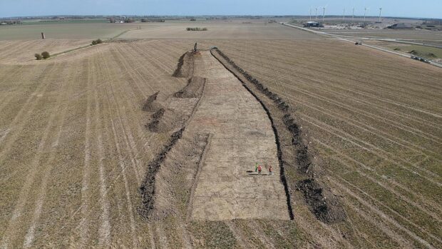 Archaeologists discover giant defensive minefield from the roman iron age