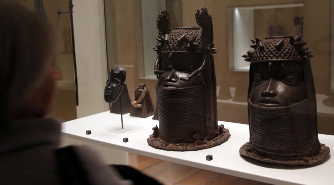Africa’s looted artifacts are being put up for sale during the global economic crisis