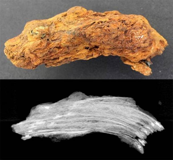 Its wreck was first discovered at a depth of 79 feet (24 metres) by an amateur diver back in 2004 — with the bulk of recovery efforts taking place between 2005 and 2018, with the objects from the vessel legally belonging to the Dutch state. Pictured, coins from the wreck