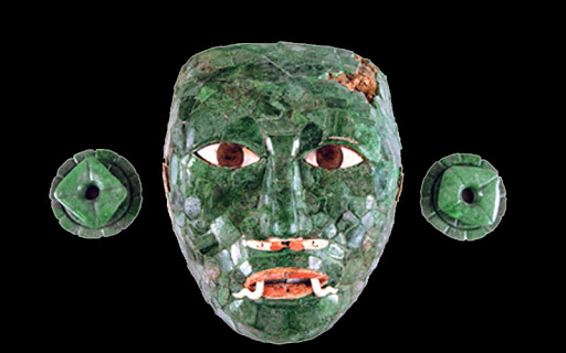 Mask of the red queen A.D 670 Mexico