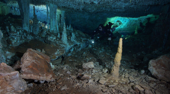 11,000-year-old mine in the underwater cave found by archaeologists