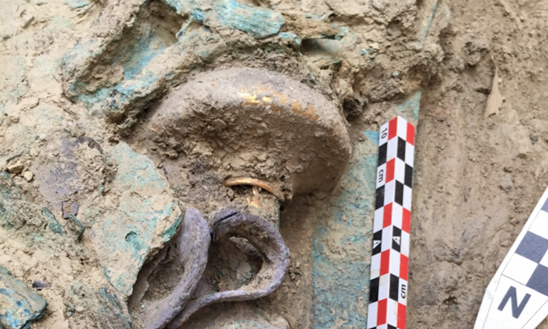 Rare warrior tomb filled with bronze age wealth and weapons discovered