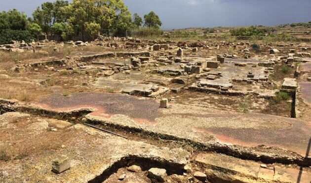 Roman Temple Foundation Uncovered in Malta