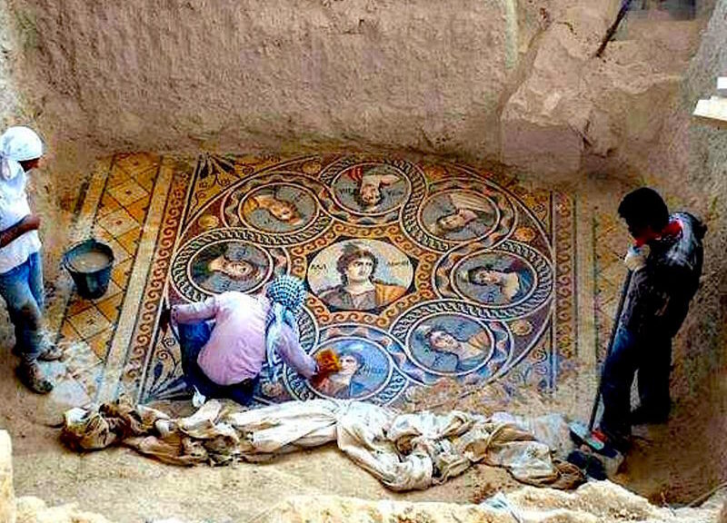 1,300-year-old colorful mosaics Discovered by Archaeologists in Israel