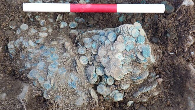 Amateur metal detector uncovers 22,000 Roman coins