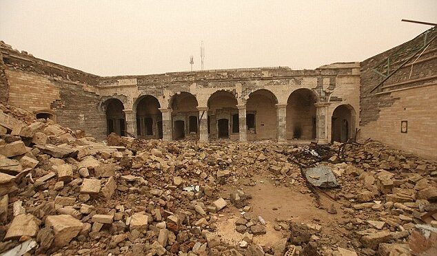 The 2,600-year-old palace is found buried under the ruins of a shrine blown up by Isis in Mosul