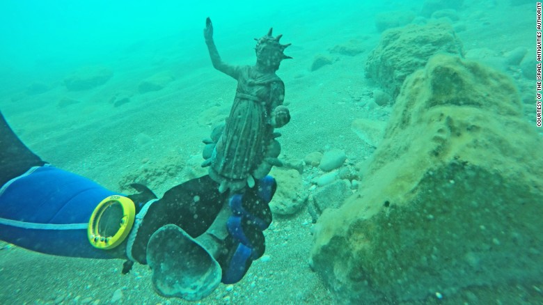 A 1,600-year-old cargo of a Roman merchant ship has been discovered in cesarea