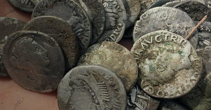 Treasure Hunter discovers £200,000 worth of ancient coins in the farmer’s field