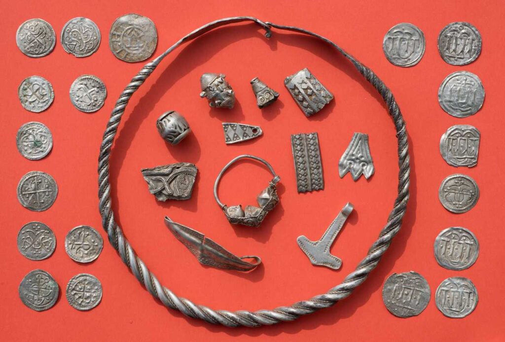 A 13 Year old just Discovered 1,000-year-old silver treasure hoard in Denmark