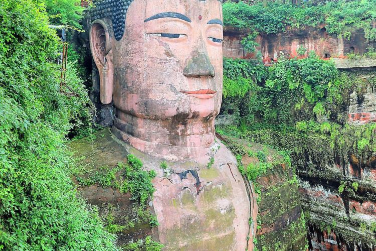 Leshan Giant Buddha -largest carved stone Buddha in the world