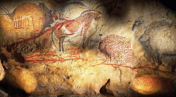 Code hidden in Stone Age art may be the root of human writing