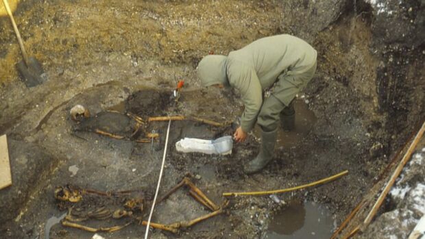 Viking Grave in Denmark Holds Remains of Mother and Son