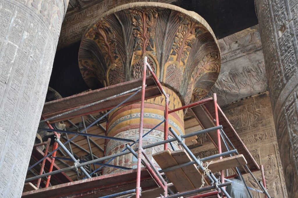 2,000 Years old Colourful Artworks Revealed in Egypt’s Temple of Esna