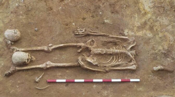 Decapitated Skeletons, with Heads Between Their Legs, Unearthed in Roman Cemetery