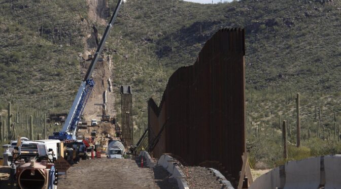 Ancient Native American burial site blasted for Trump border wall ...